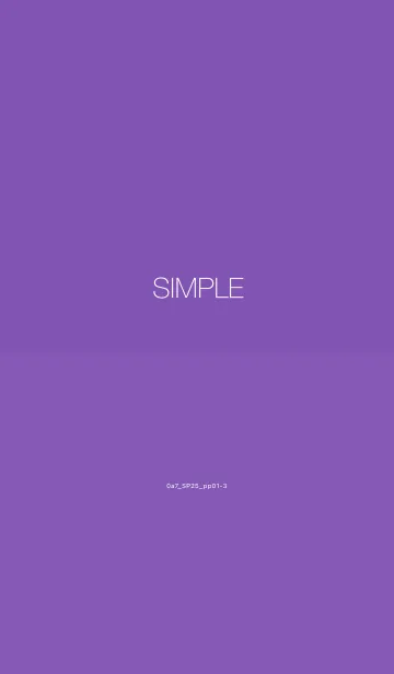 [LINE着せ替え] 0a7_25_パープル1-3の画像1