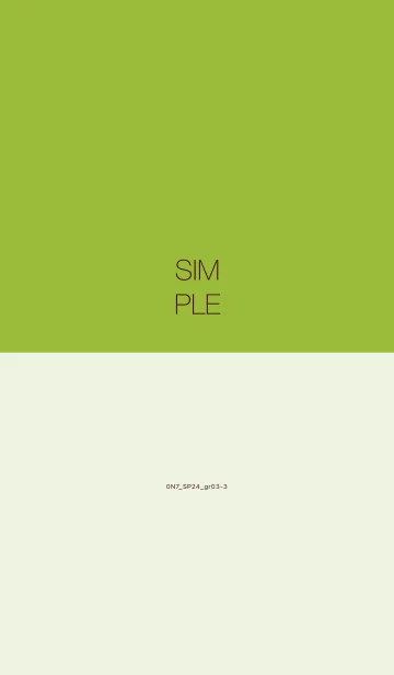 [LINE着せ替え] 0N7_24_グリーン3-3の画像1