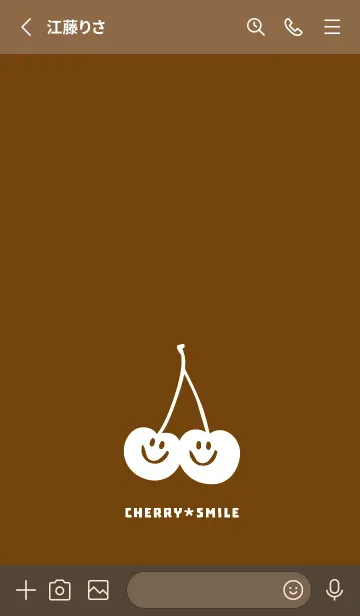 [LINE着せ替え] チェリー スマイル 150の画像2