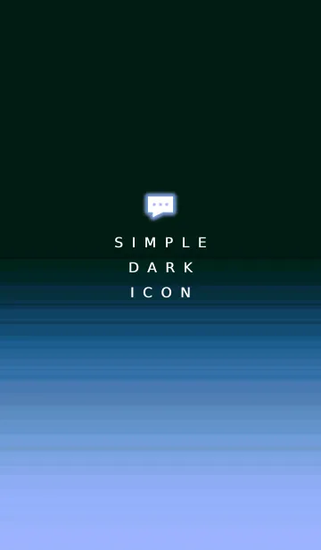 [LINE着せ替え] シンプル ダーク アイコン 81の画像1