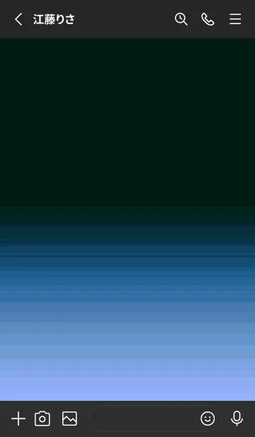 [LINE着せ替え] シンプル ダーク アイコン 81の画像2