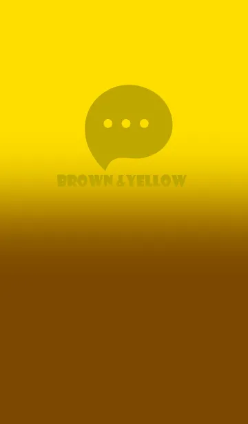 [LINE着せ替え] Brown & Yellow V4 (JP)の画像1