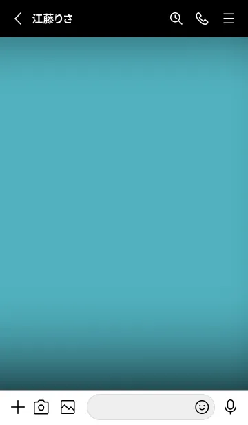 [LINE着せ替え] Sapphire Blue And Black V.3 (JP)の画像2