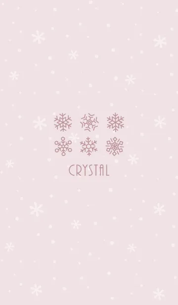 [LINE着せ替え] 結晶1<ピンク>の画像1