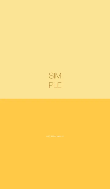 [LINE着せ替え] 007_24_イエロー3-9の画像1