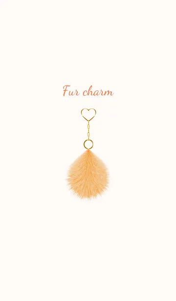 [LINE着せ替え] Fur charm Orange 6の画像1