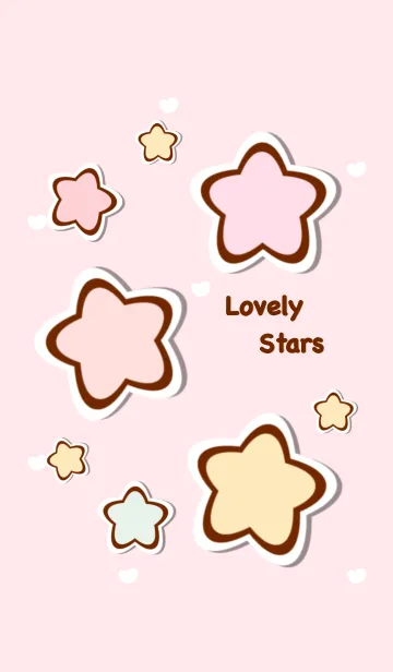 [LINE着せ替え] Mini pastel starsの画像1