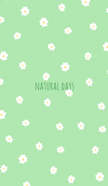 [LINE着せ替え] NATURAL DAYS -fleshgreen-の画像1