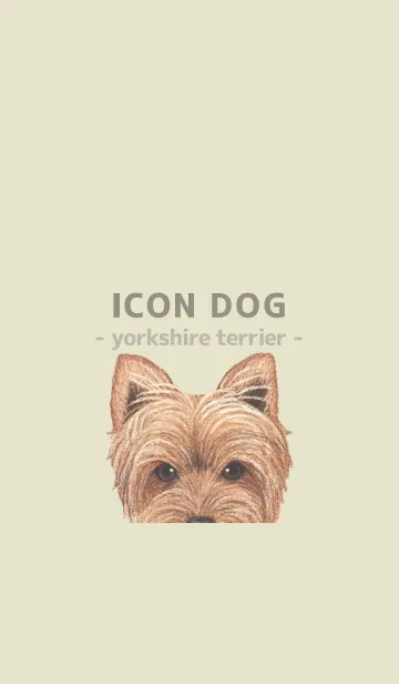 [LINE着せ替え] ICON DOG - ヨークシャーテリア - YE/05の画像1