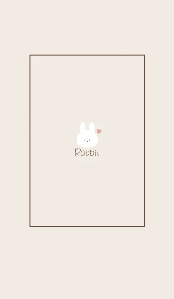 [LINE着せ替え] Rabbit-Dusky.Beige 21の画像1