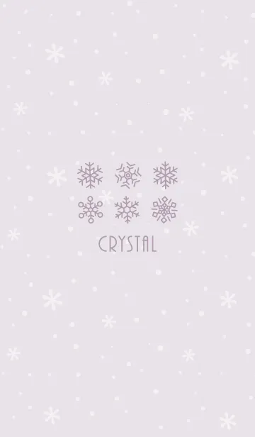 [LINE着せ替え] 結晶1<パープルピンク>の画像1