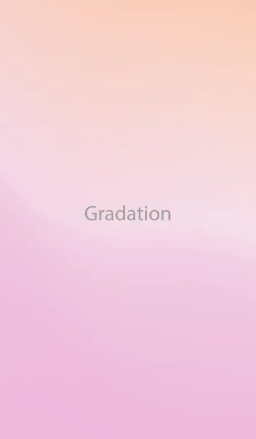 [LINE着せ替え] gradation ORANGE&PINK 40の画像1