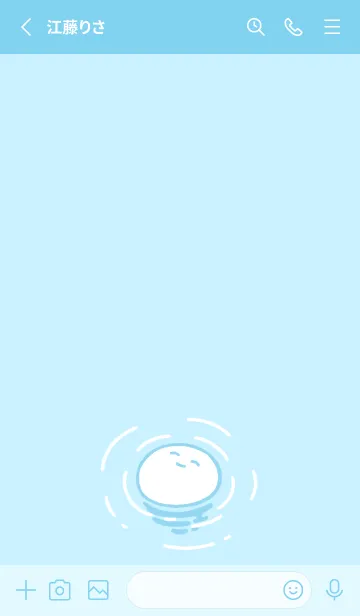 [LINE着せ替え] Just a mochi 2の画像2