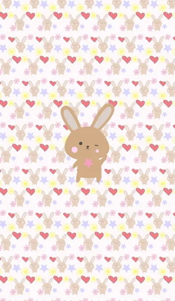 [LINE着せ替え] Lots of rabbitsの画像1