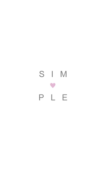 [LINE着せ替え] SIMPLE HEART-50の画像1