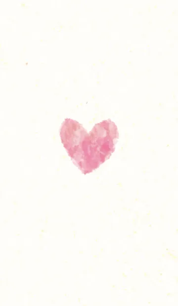 [LINE着せ替え] 水彩ハート ひとつ14の画像1