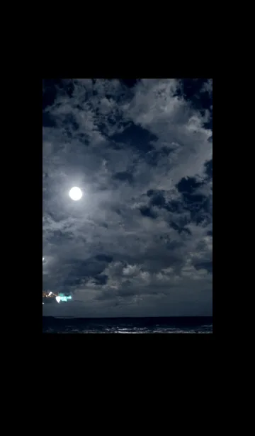 [LINE着せ替え] 夜の月 月の海 #DlW_26。の画像1