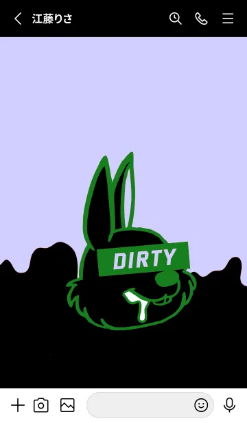 [LINE着せ替え] ダーティ ラビット 130の画像2