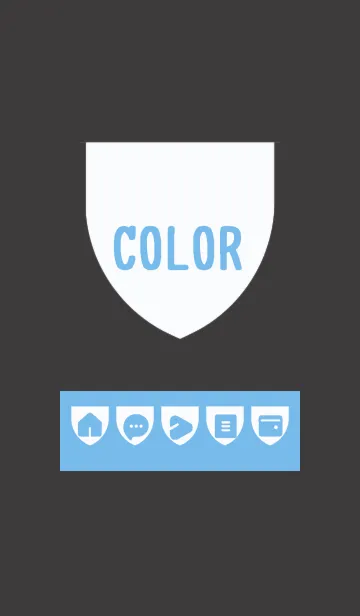 [LINE着せ替え] blue color X15の画像1