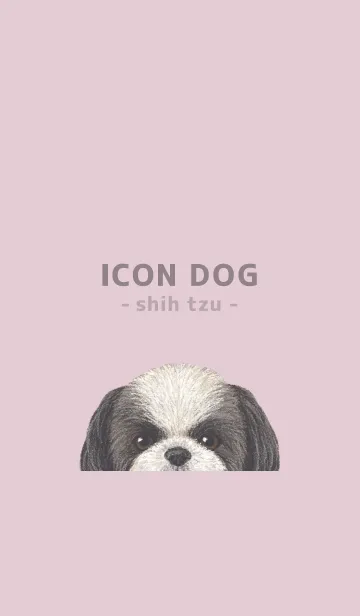 [LINE着せ替え] ICON DOG - シーズー - PASTEL PK/01の画像1