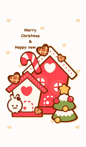[LINE着せ替え] Little gingerbread house 2の画像1