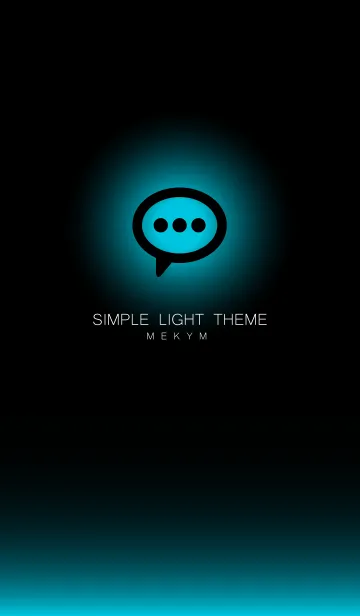 [LINE着せ替え] SIMPLE LIGHT ICON-GRADATION 40の画像1