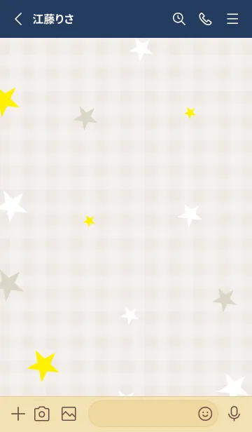 [LINE着せ替え] 星 3色9の画像2