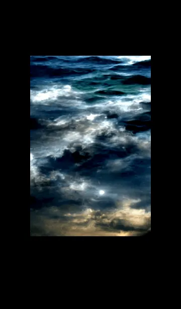 [LINE着せ替え] 夜の月 月の海 #DlX_29。の画像1