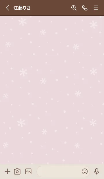 [LINE着せ替え] 結晶3<ピンク>の画像2