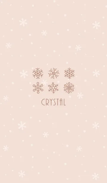 [LINE着せ替え] 結晶3<オレンジ>の画像1