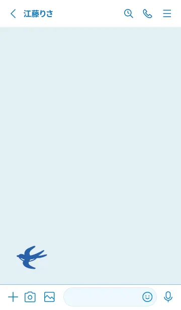 [LINE着せ替え] ツバメ シンプル6の画像2