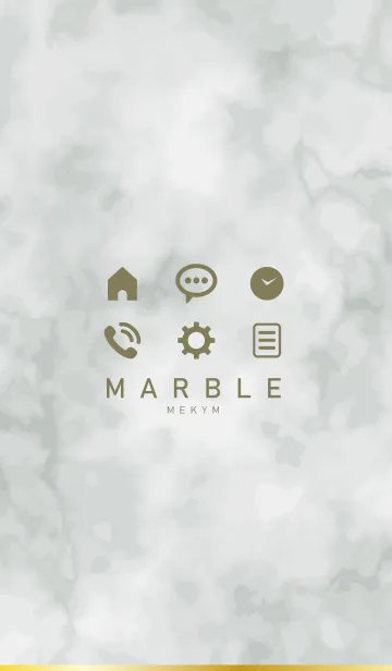 [LINE着せ替え] Marble / SIMPLE ICON 21の画像1