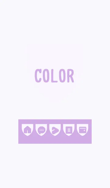[LINE着せ替え] purple color X12の画像1