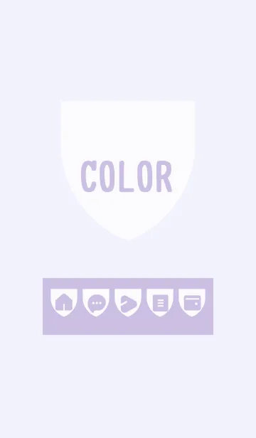 [LINE着せ替え] purple color X14の画像1