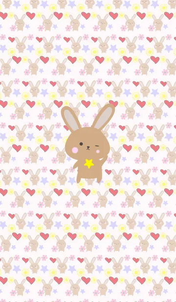 [LINE着せ替え] Lots of rabbits 5の画像1