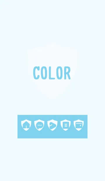 [LINE着せ替え] blue color Y13の画像1