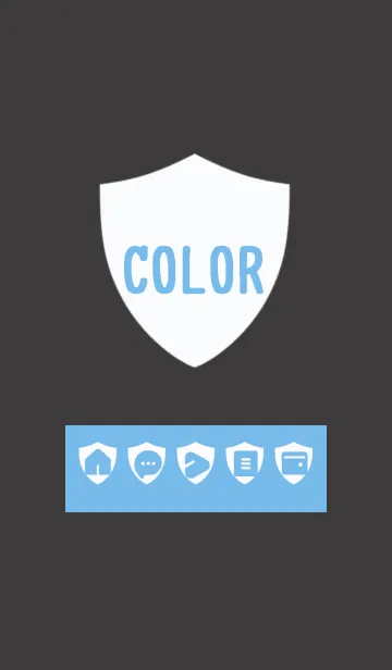 [LINE着せ替え] blue color Y15の画像1