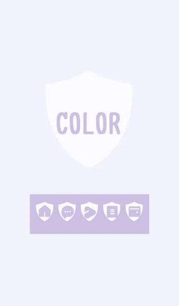 [LINE着せ替え] purple color Y14の画像1