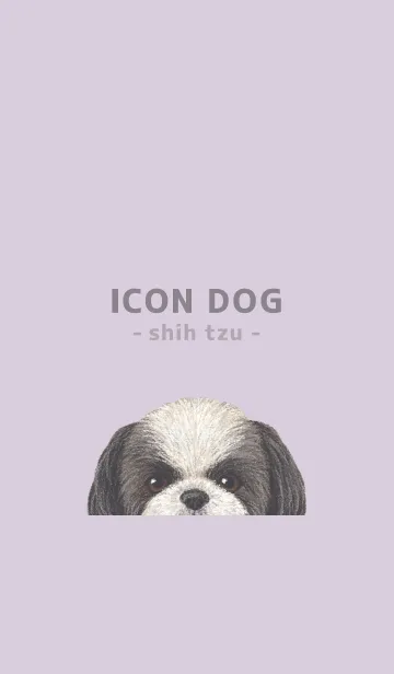 [LINE着せ替え] ICON DOG - シーズー - PASTEL PL/01の画像1