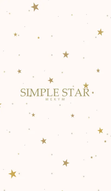 [LINE着せ替え] SIMPLE STAR NATURAL YELLOW 36の画像1
