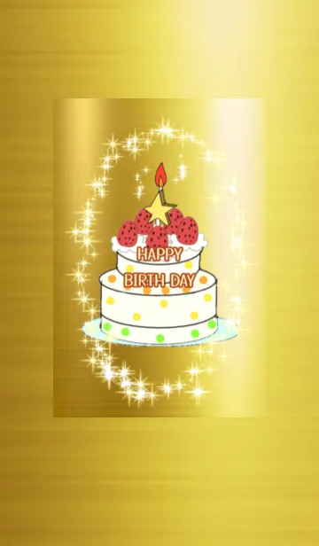 [LINE着せ替え] HAPPY BIRTH DAY お誕生日おめでとうー！の画像1