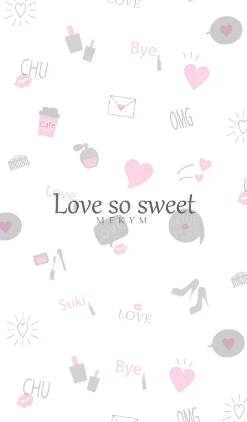 [LINE着せ替え] Love so sweet-MEKYM 23の画像1