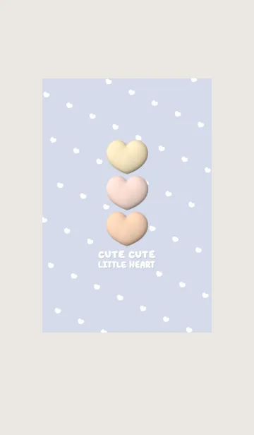 [LINE着せ替え] Cute Cute Little Heart New 23の画像1