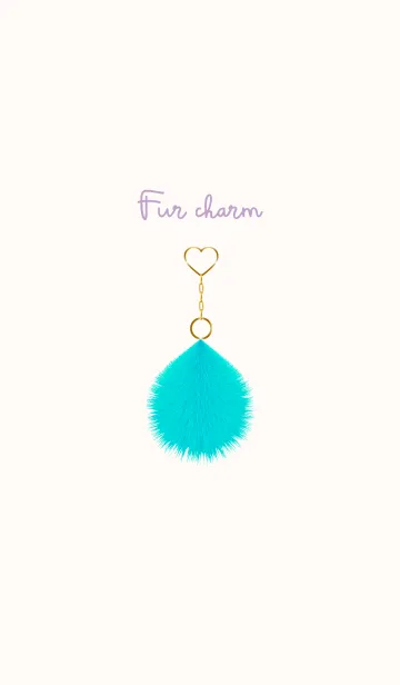 [LINE着せ替え] Fur charm blue 9の画像1