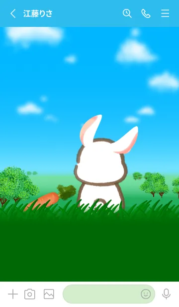 [LINE着せ替え] rabbit in the meadow(2023)の画像2