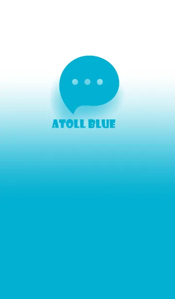 [LINE着せ替え] Atoll Blue & White Theme V.3 (JP)の画像1