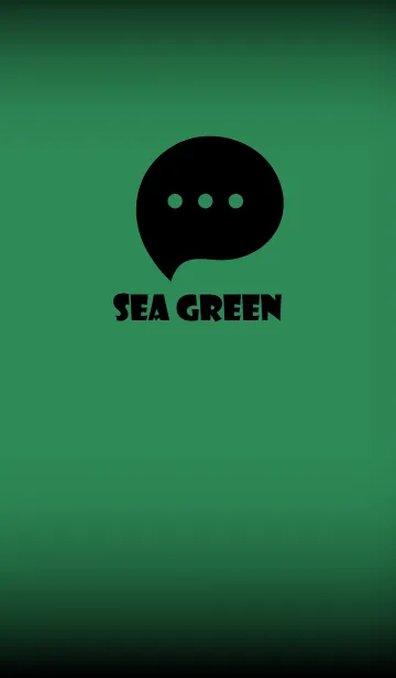 [LINE着せ替え] Sea Green And Black V.3 (JP)の画像1