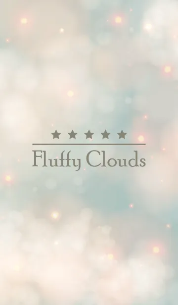 [LINE着せ替え] Fluffy Clouds RETRO-MEKYM 33の画像1