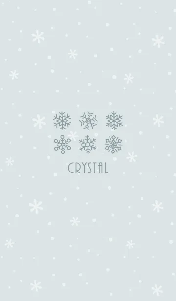 [LINE着せ替え] 結晶3<グリーンブルー>の画像1