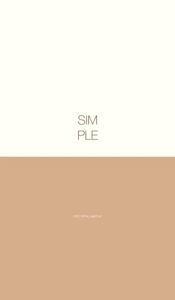 [LINE着せ替え] 0N7_24_ベージュ2-6の画像1